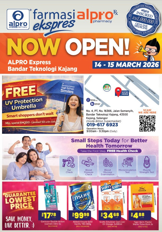 GRAND OPENING ALPRO EXPRESS BANDAR TEKNOLOGI KAJANG 14 - 15 MARCH 2026