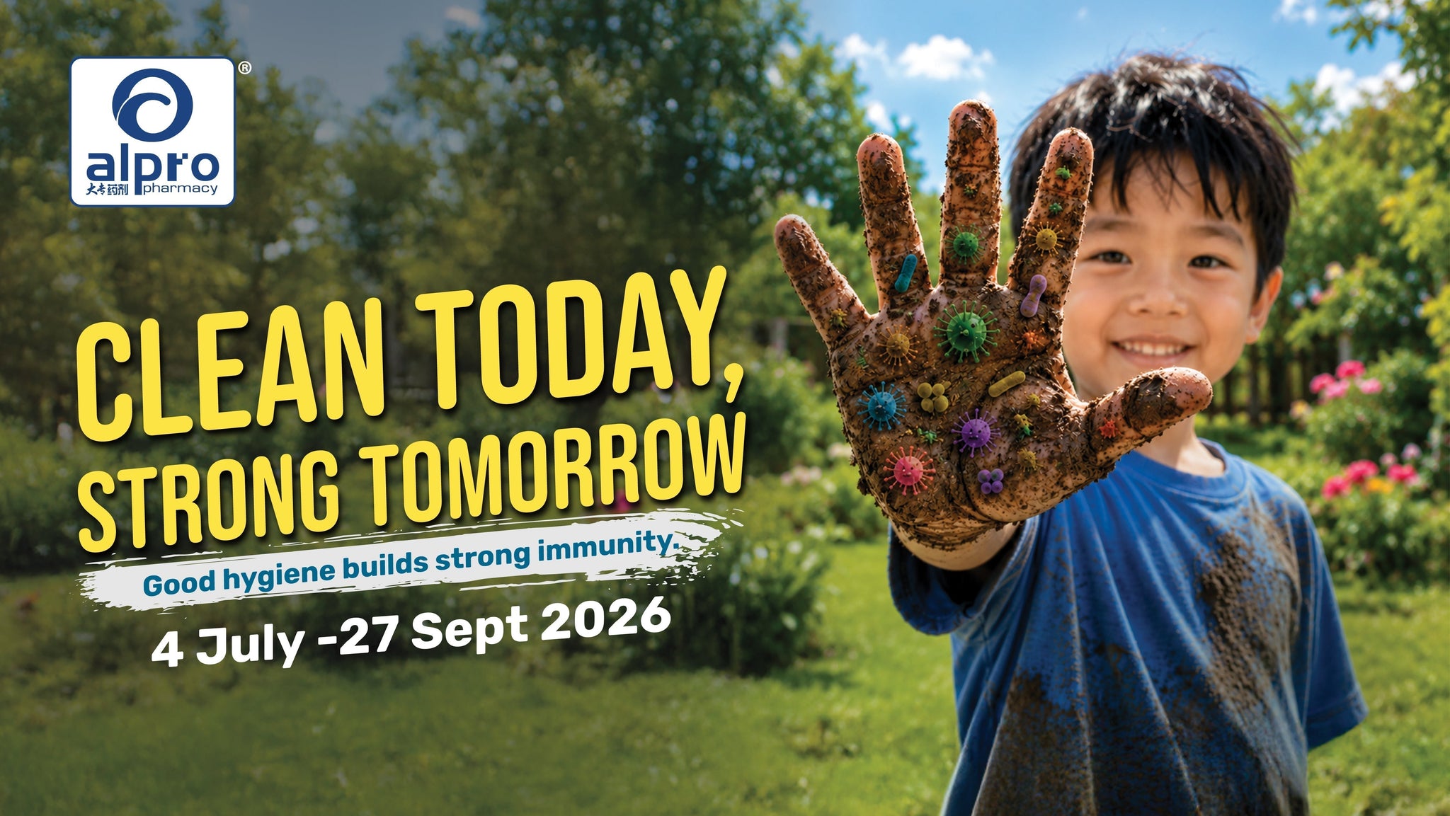 Clean Today, Strong Tomorrow - Clean Gut, Clean Hands, Healthier Kids