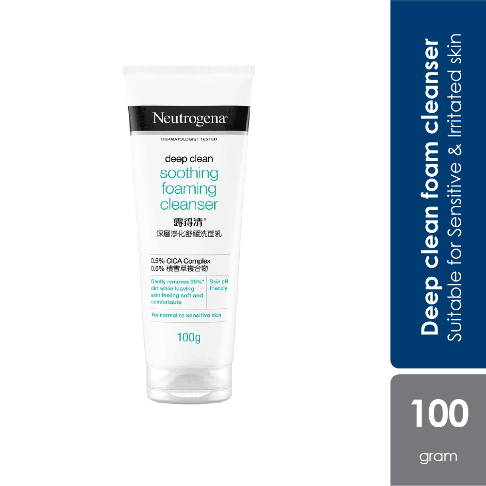 neutrogena-deep-cleansing-soothing-foam-cleanser-100g