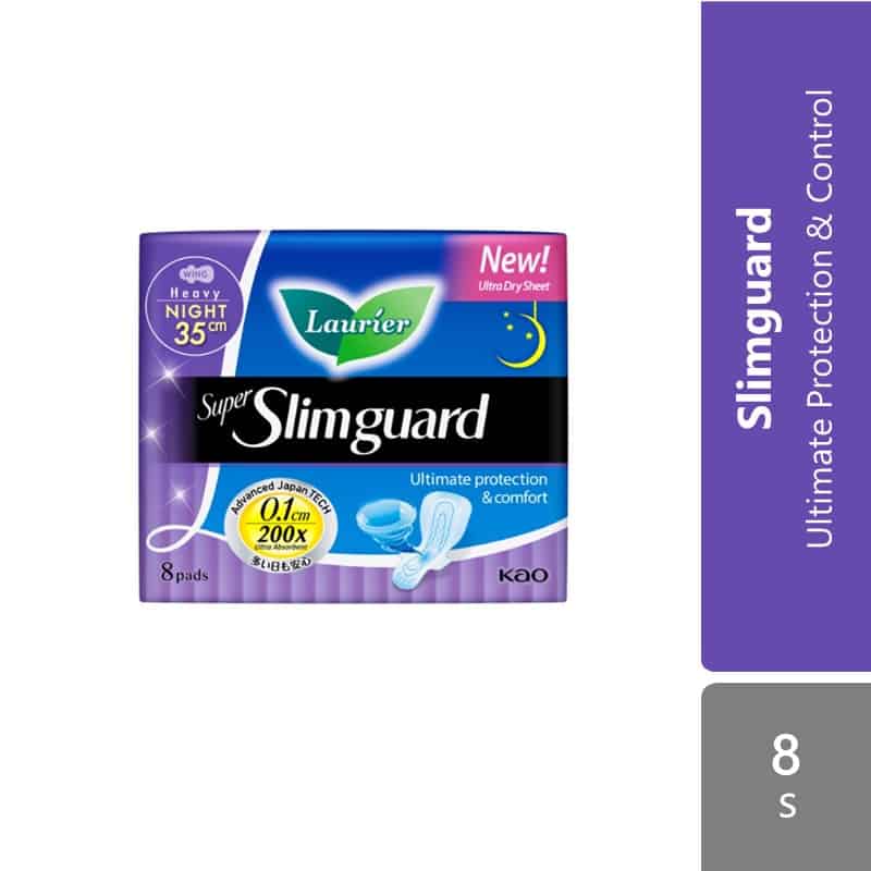 laurier-super-slim-guard-heavy-night-wing-35cm-8s