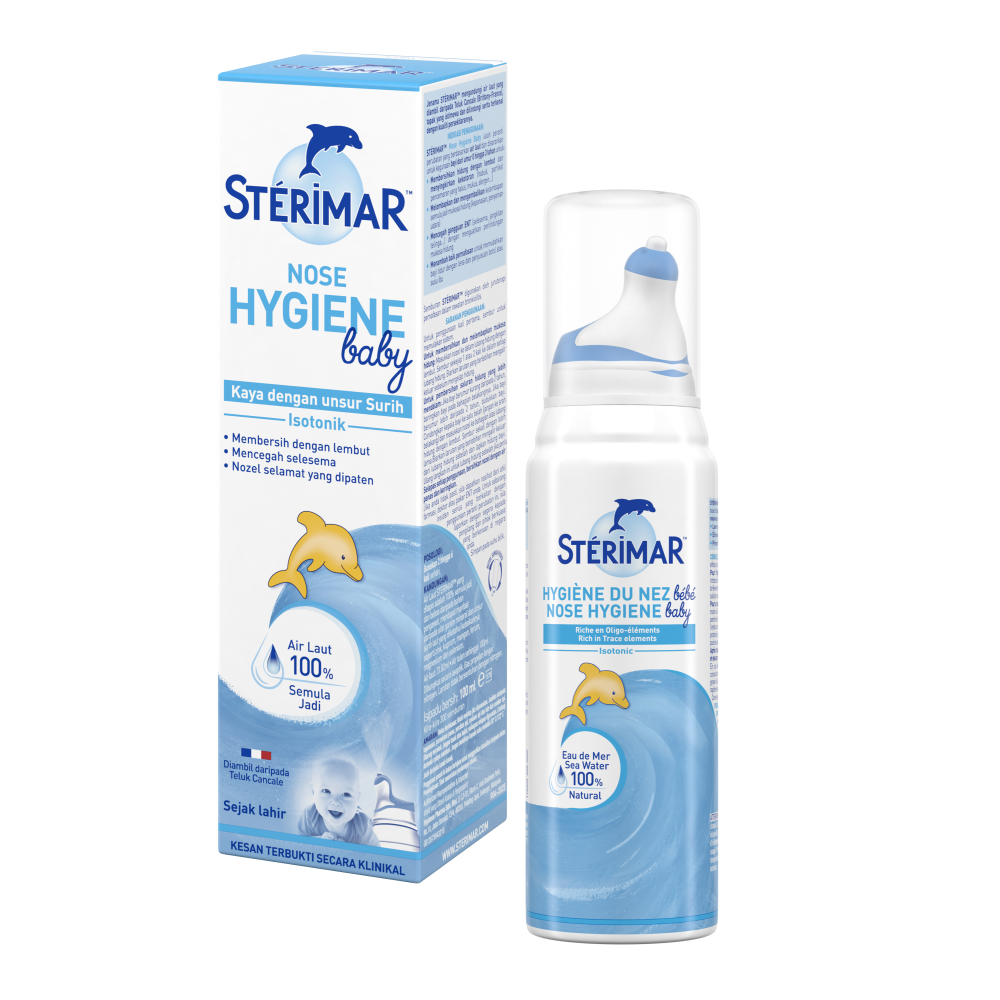 Sterimar Baby Nose Hygiene Isotonic Spray 100mL | Cleans Nose & Remove Impurities Sterimar