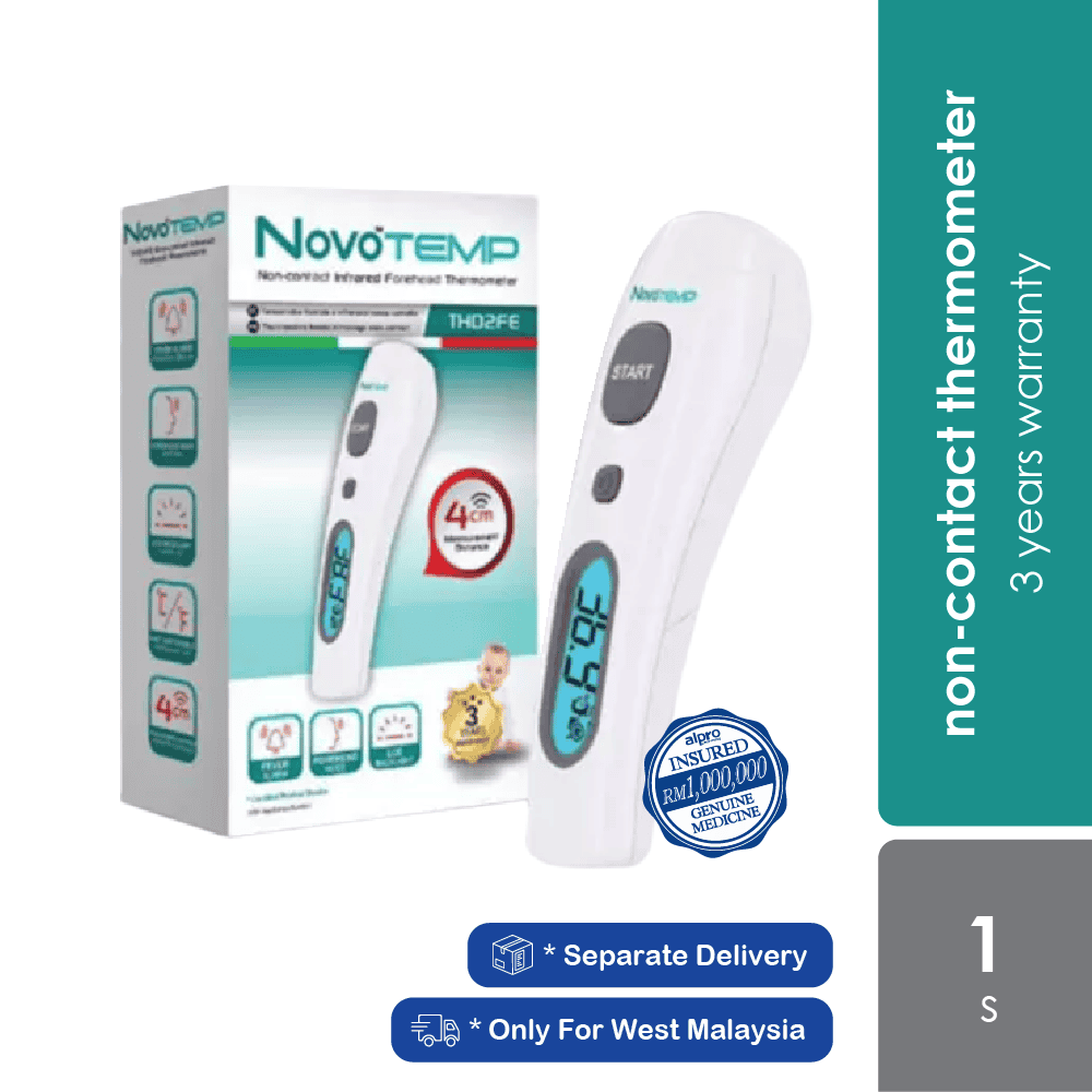 novotemp-non-contact-infrared-forehead-thermometer-thd2fe