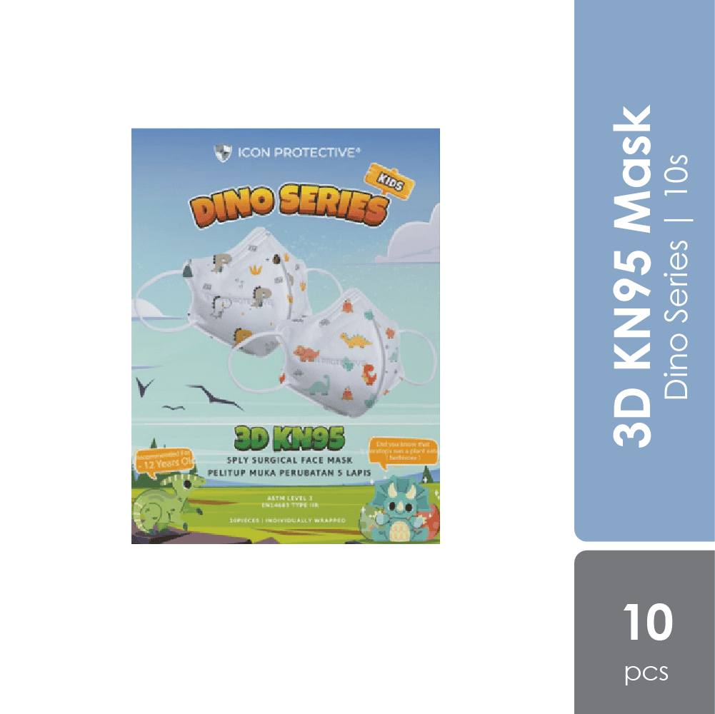 icon-protective-kn95-surgical-facemask-kids-dino-10s