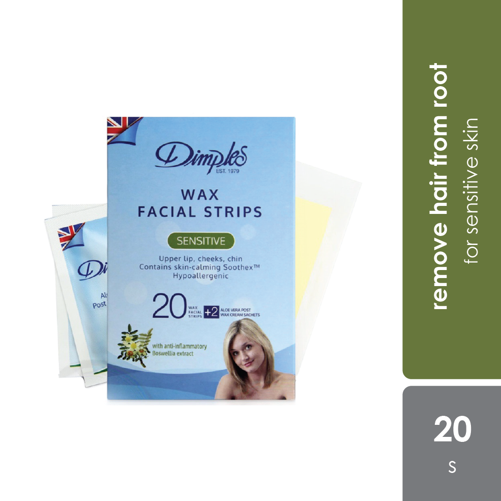 dimples-wax-facial-strips-sensitive-skin-20s-facial-hair-removal
