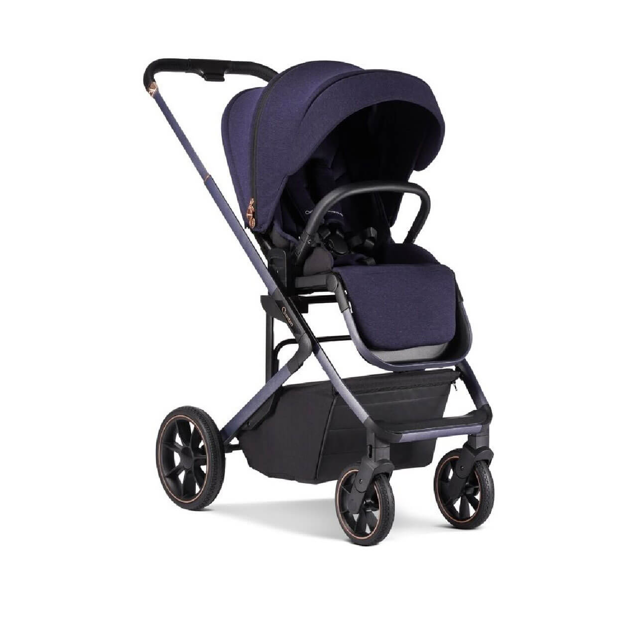 quinton-nior-stroller-creamy-white-navy-luxury-design-and-height-adjustable-stroller product image 1