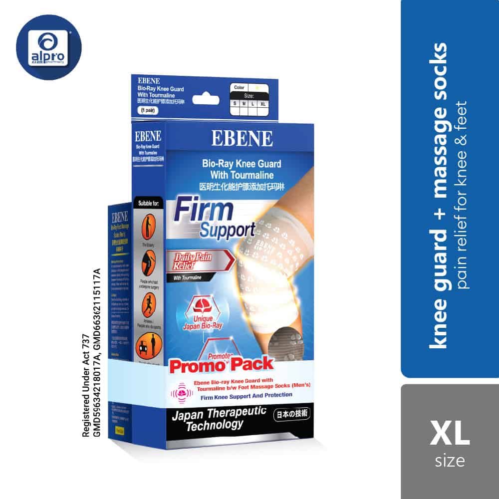 ebene-bio-ray-knee-guard-with-tourmaline-s-m-l-xl-free-men-socks-pain-relief-for-knee-feet-xl