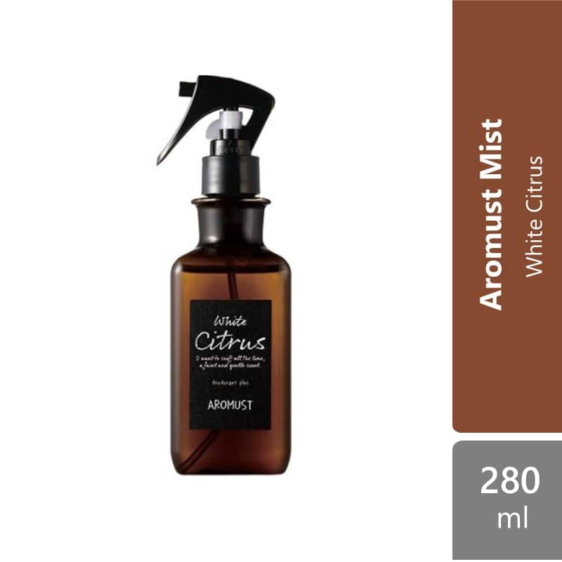 sugi-harukado-aromust-mist-280ml-white-citrus-white-floral-white-musk product image 1