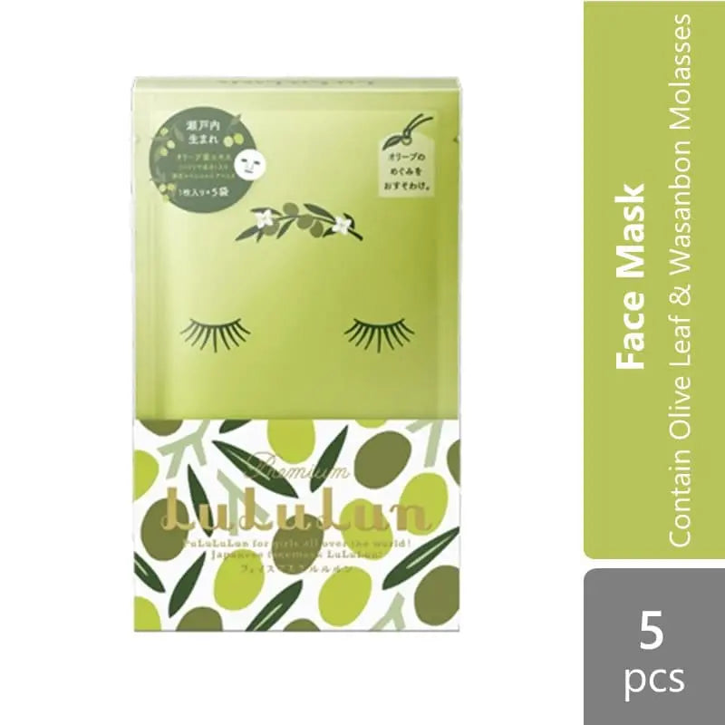 face-mask-olive-lululun-1sheet-5s-contain-olive-leaf-wasanbon-molasses