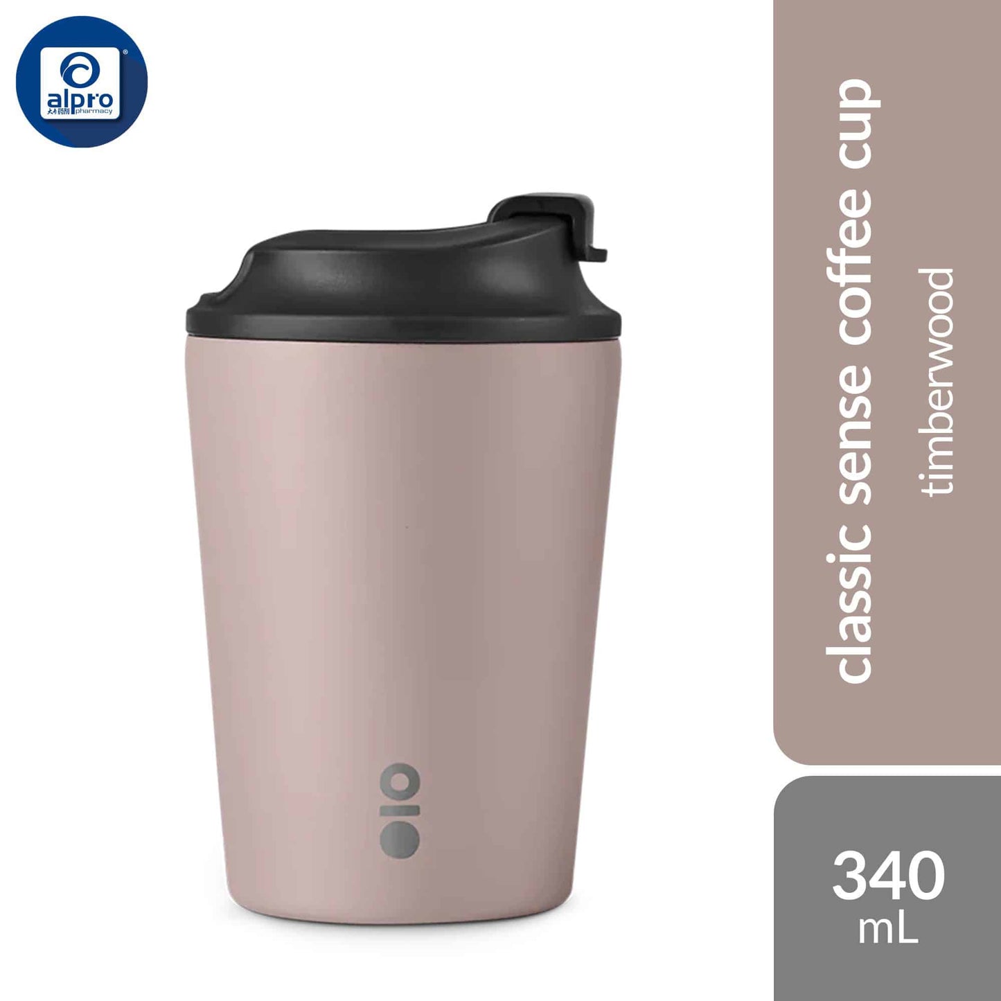 montigo-sense-coffee-cup-340ml-butter-cream-frozen-stone-grey-frozen-vacuum-insulation-to-retain-temperature product image 1