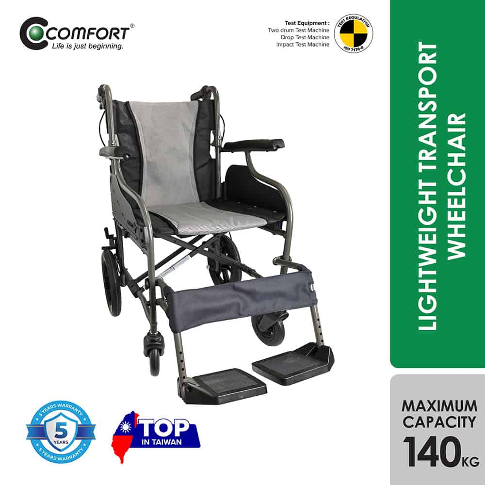 comfort-l1-612-lite-lightweight-transport-wheelchair-12-inch-transit-wheelchair