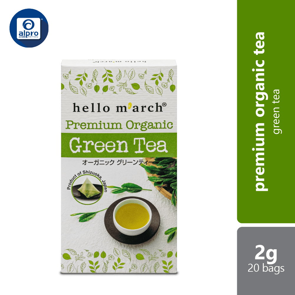 hello-march-premium-organic-green-tea-20-bags-x-2-gm-refreshing-tea