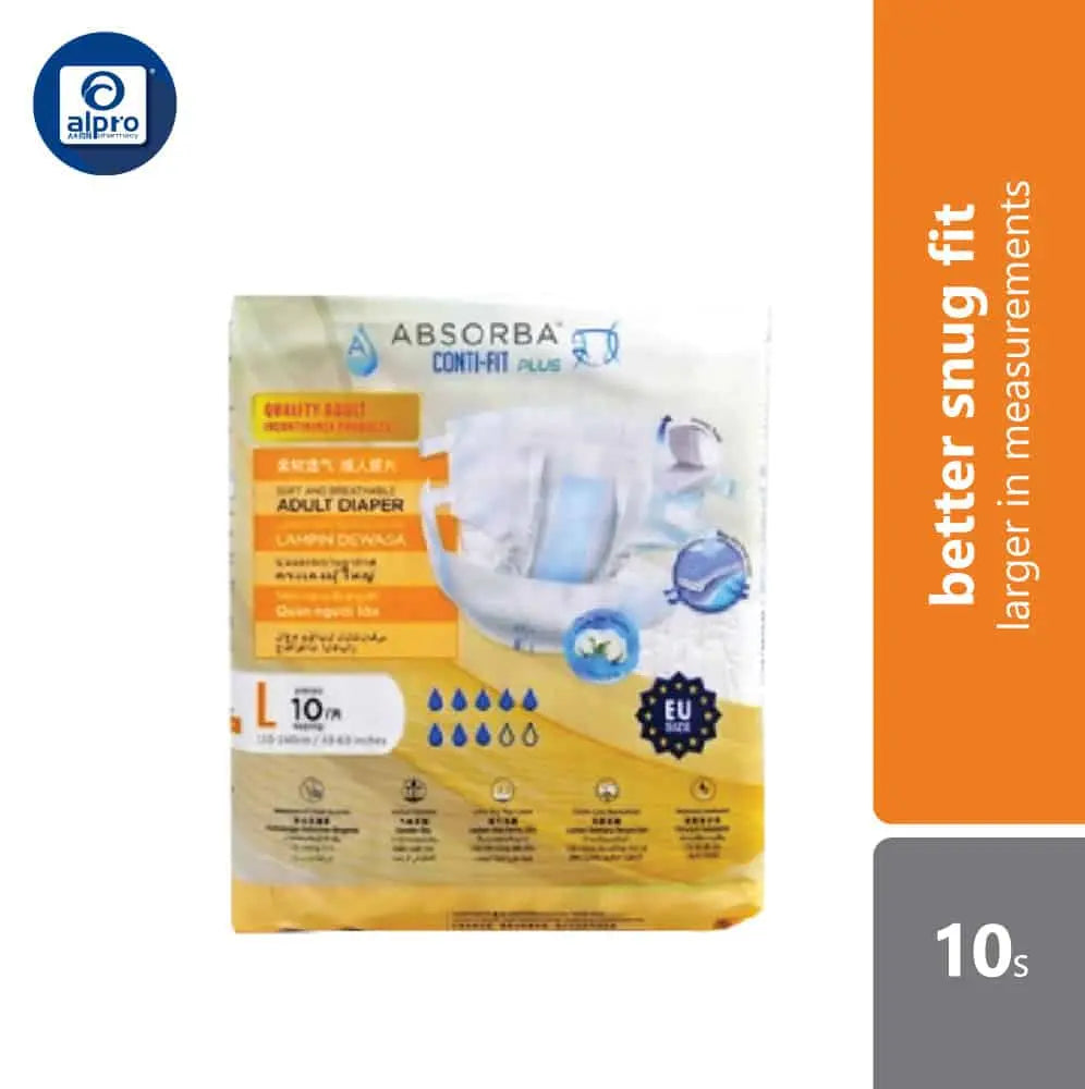 absorba-conti-fit-plus-soft-and-breathable-adult-diapers-l-size-10s