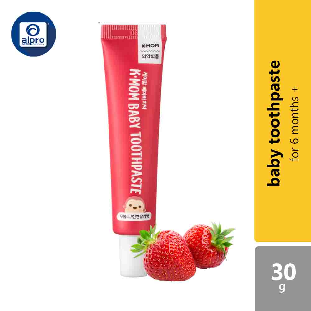 k-mom-toothpaste-non-fluoride-30g-natural-strawberry-flavour-6-months