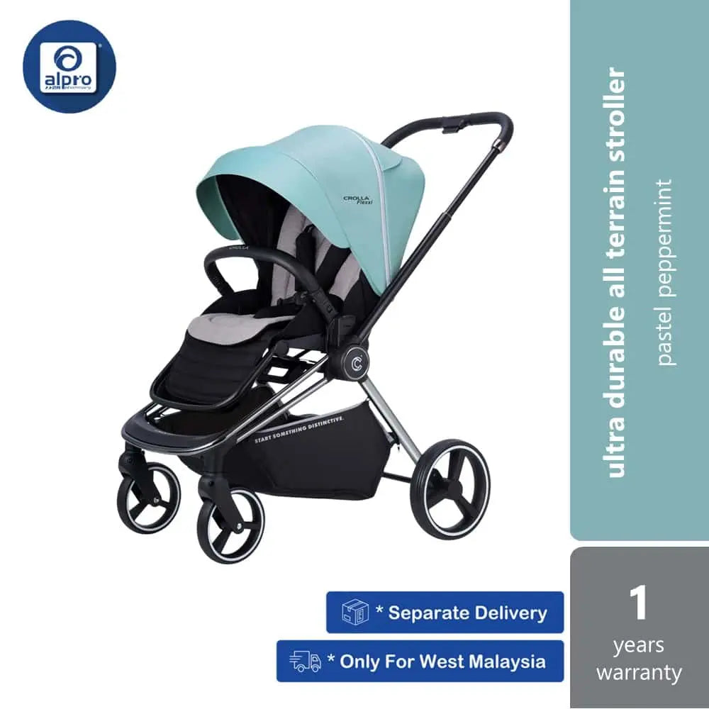 crolla-flexxi-pastel-peppermint-ultra-durable-all-terrain-stroller