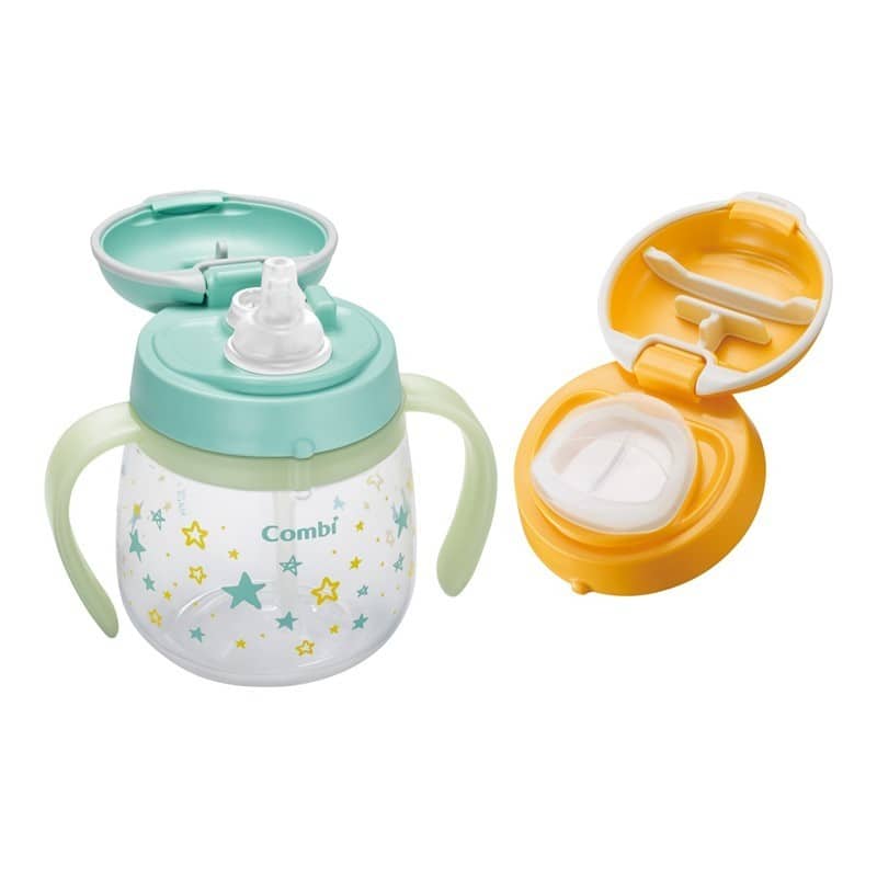 combi-baby-lakumug-first-set-glow-240ml-star-applicable-age-4-5-months