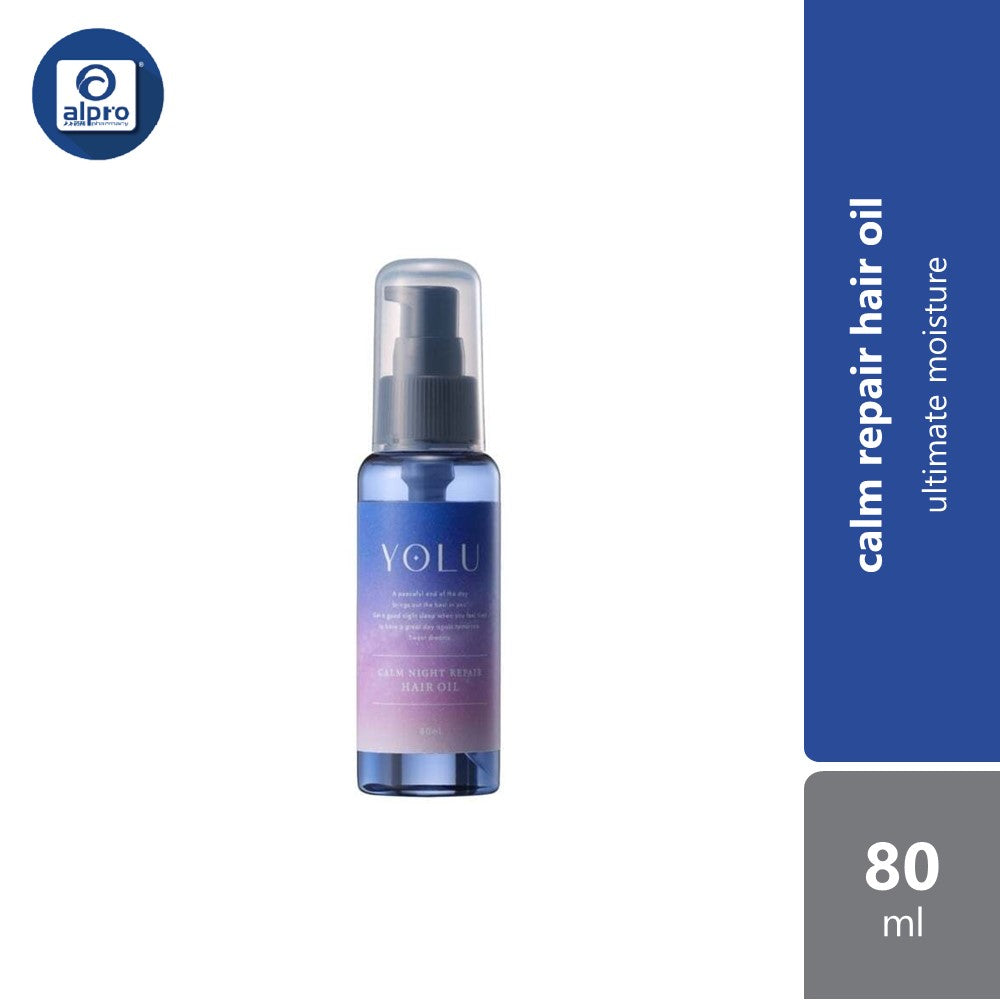 YOLU Calm Night Repair Hair Oil 80ml | Ultimate Moisture - Alpro