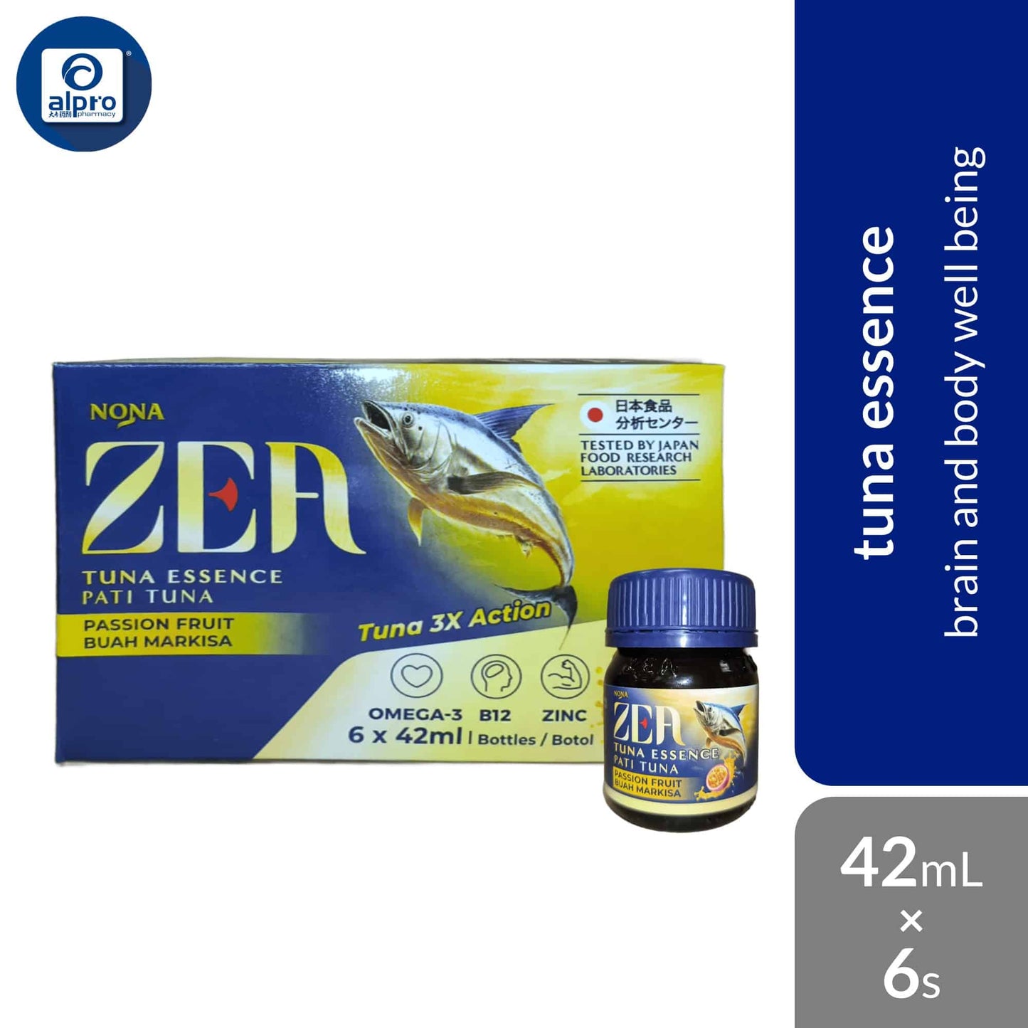 nona-zea-tuna-essence-passion-fruit-42ml-x6s-healthy-brain-and-body-well-being