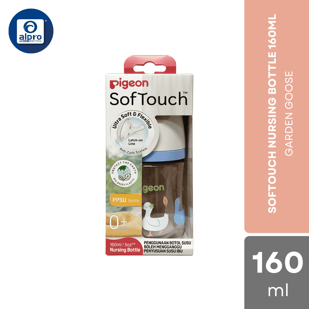 pigeon-81343-softouch-ppsu-bpp-nursing-bottle-160ml-garden-goose