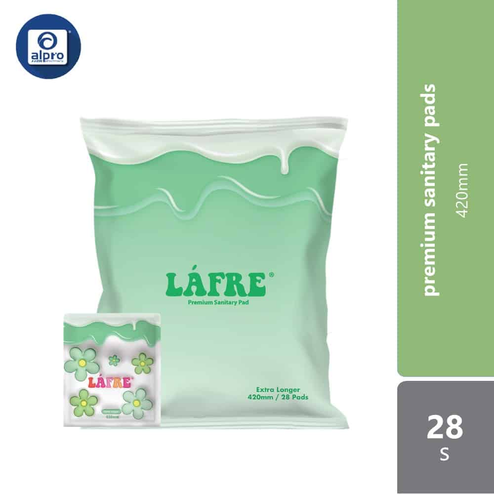 lafre-premium-sanitary-pads-extra-longer-420mm-28s-comfy-dry-and-breathable