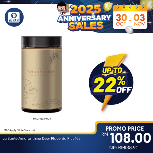 La Sante Amaranthine Deer Placenta Plus 10s | Stimulates the Renewal of Aged La Sante