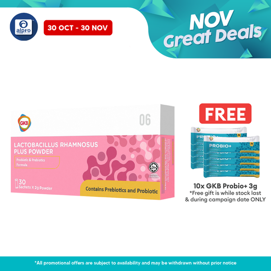 GKB Lactobacillus Rhamnosus Plus 30S | Probiotic for Healthy Skin