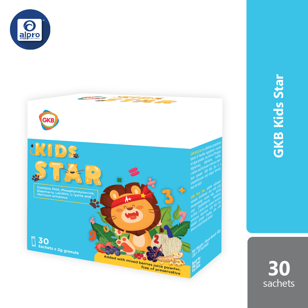 GKB Kids Star 30s | Helps Kid's Effective Learning and Brain Development GKB