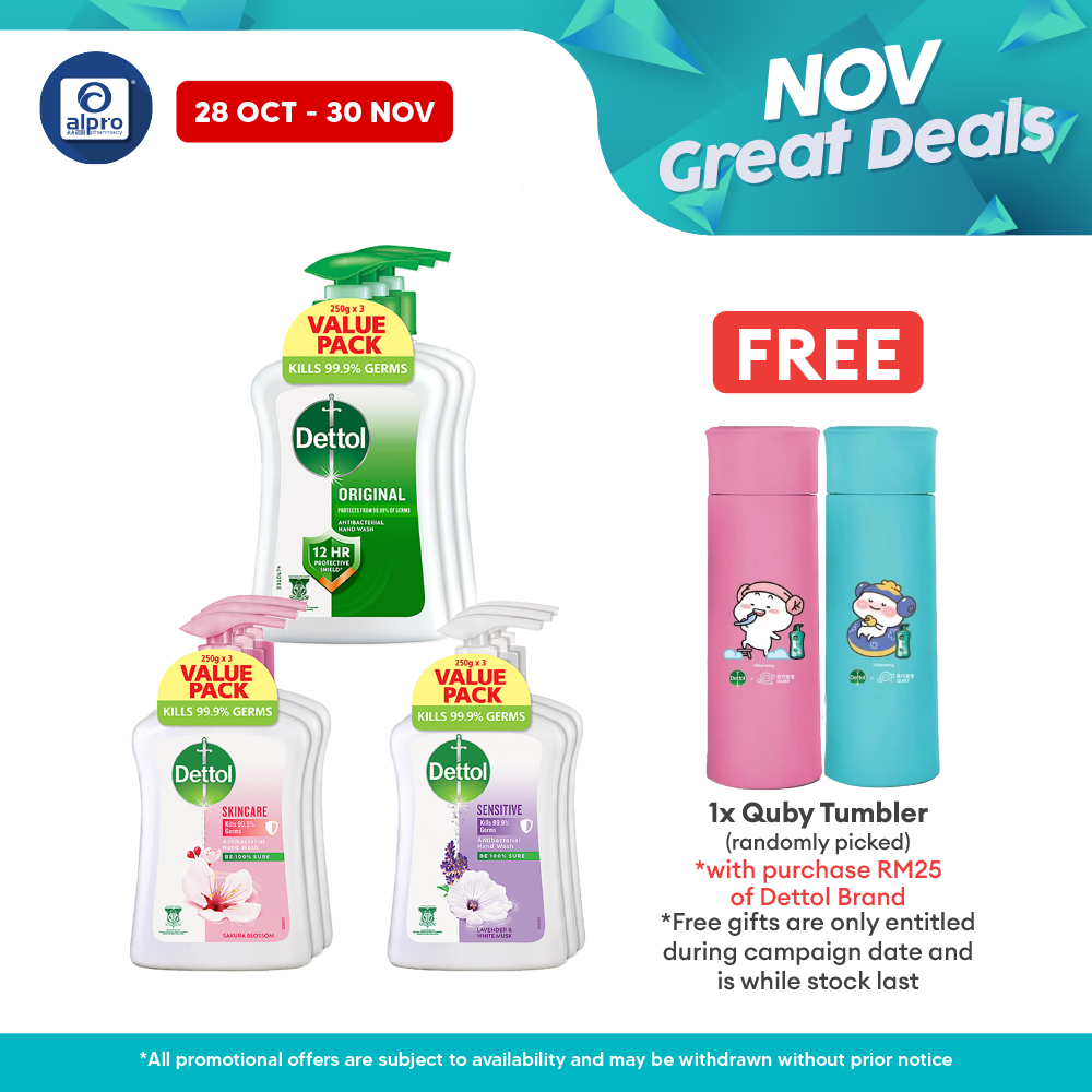 Dettol Hand Wash| Original/Sensitive Dettol