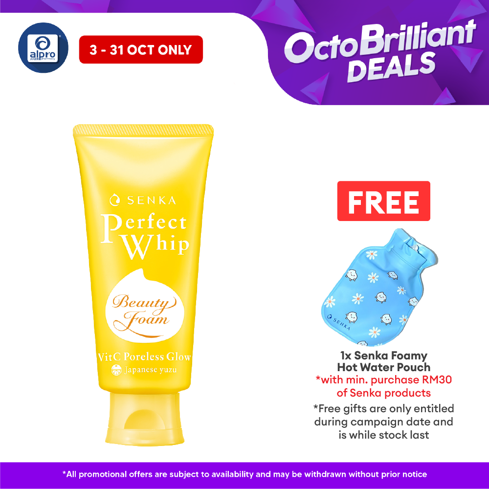 Senka Perfect Whip Vit C Poreless Glow 100g Alpro Pharmacy