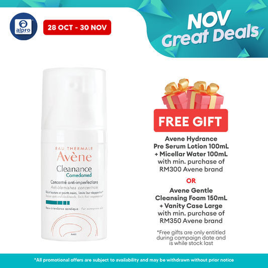 Avene Cleanance Comedomed 30ml | Reduces Existing Blemishes Alpro Pharmacy