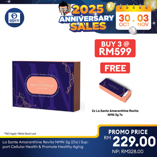 La Sante Amaranthine Revita Nmn 3g (21s) | Support Cellular Health & Promote Healthy Aging Alpro Pharmacy