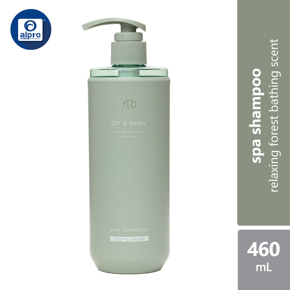 Off & Relax Spa Shampoo Deep Cleanse Relaxing Forest Bathing Scent 460ml Alpro Pharmacy