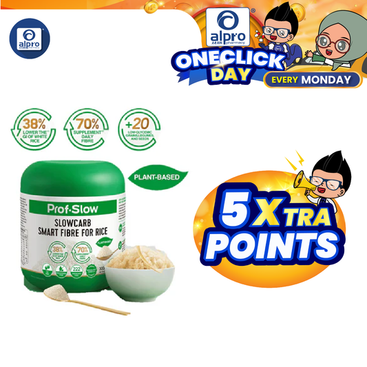 Prof. Slow Smart Fibre for Rice 300g | Maintain Stable Post-Meal Blood Sugar Levels Prof. Slow