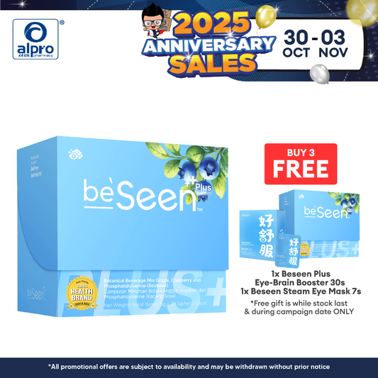 Beseen Plus Improved Eye-Brain Booster 5gx30s Beseen
