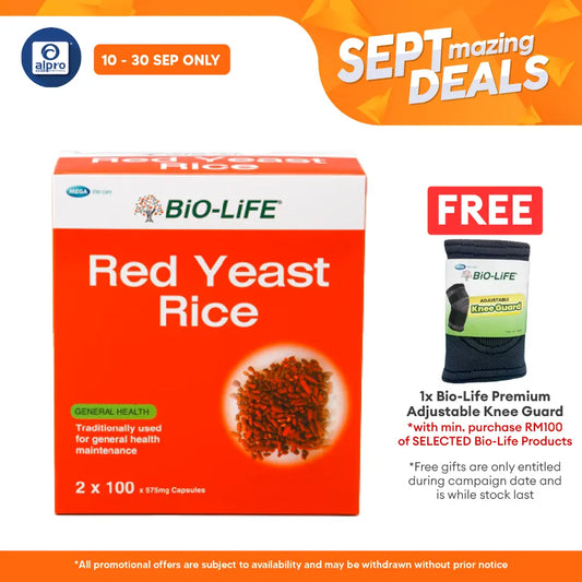 Bio-life Red Yeast 2x100s | Cholesterol Management Bio-life