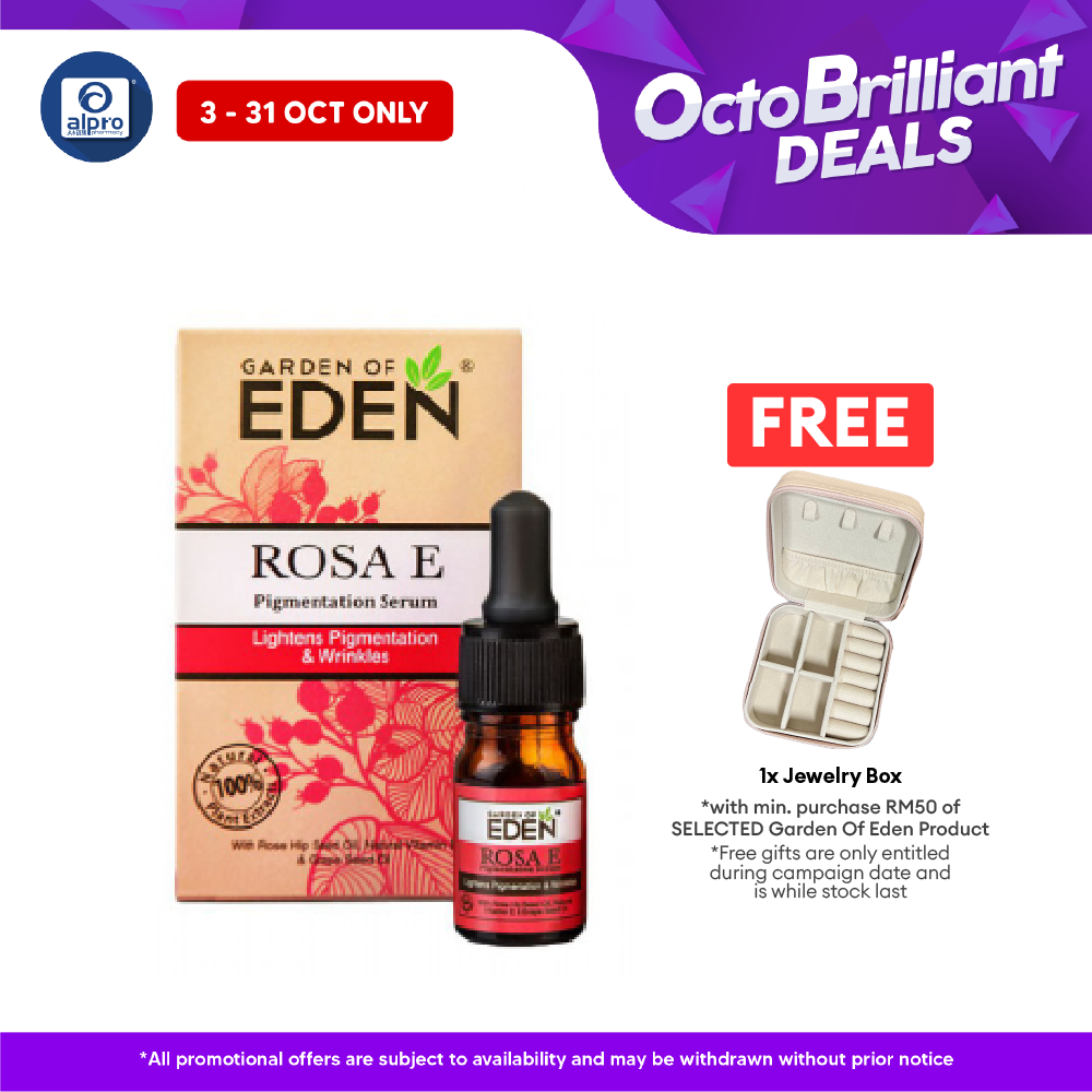 Garden Of Eden Rosa E Pigmentation Serum 5ml Garden Of Eden