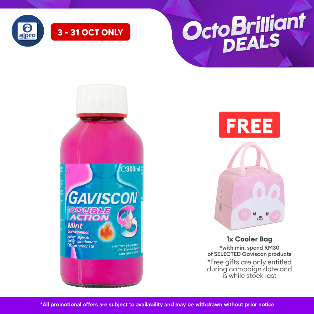 Gaviscon Double Action Liquid 300ml | Provides Dual Relief for Heartburn and Indigestion Gaviscon