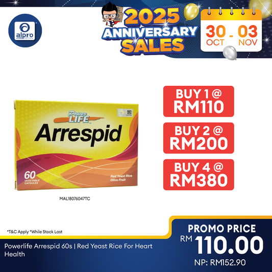Powerlife Arrespid 60s | For General Health Maintainence Powerlife