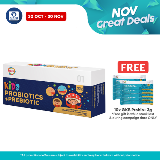 GKB Kids Probiotic+Prebiotic 30s | Gut Health
