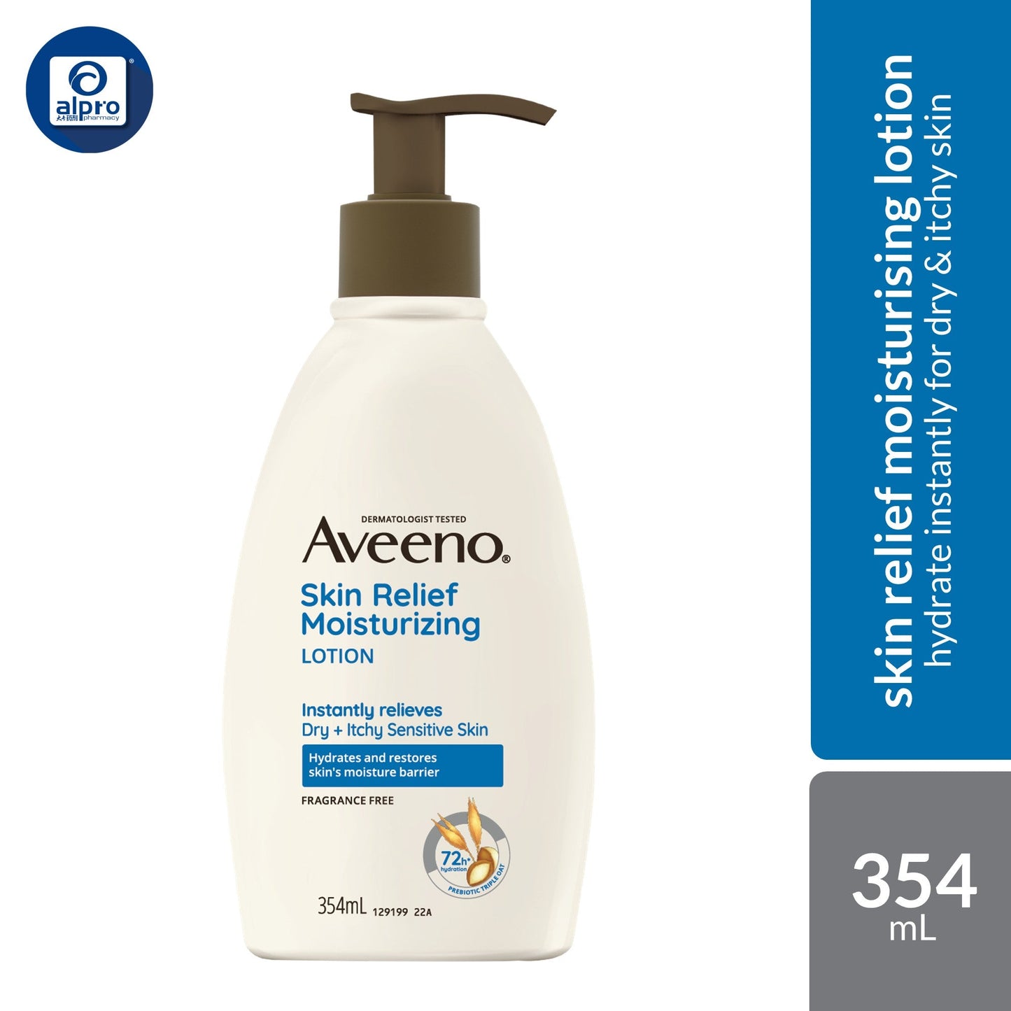 Aveeno Skin Relief Moisturizing Lotion 354mL | Hydrate Instantly For Dry & Itchy Skin Aveeno