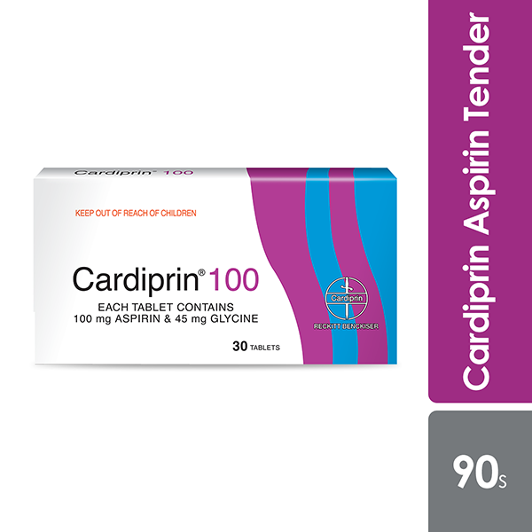 Cardiprin 100mg 3x30s | Reduce Heart Risk Attack and Stroke Cardiprin