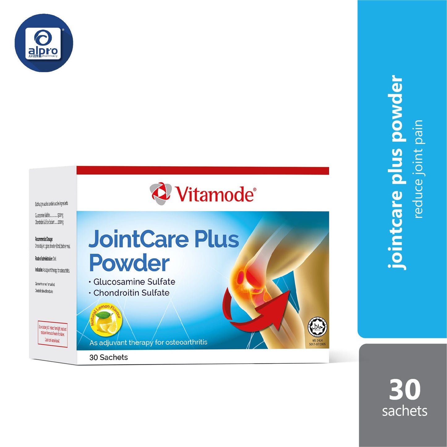Vitamode Jointcare Plus Powder 30s + Shaker| Reduces Joint Pain and Swelling Alpro Pharmacy