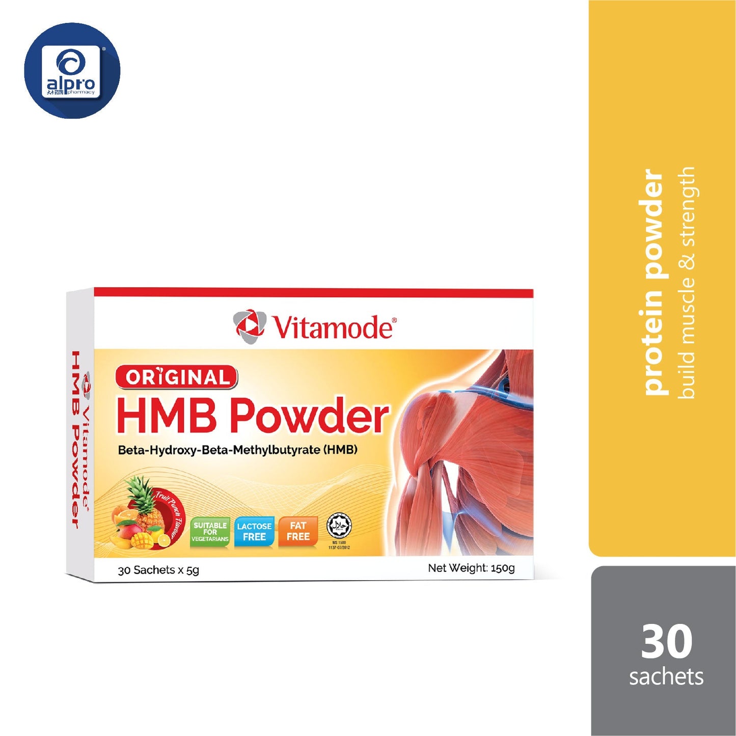 Vitamode HMB Protein Powder 30s| Build Muscle And Strength Vitamode