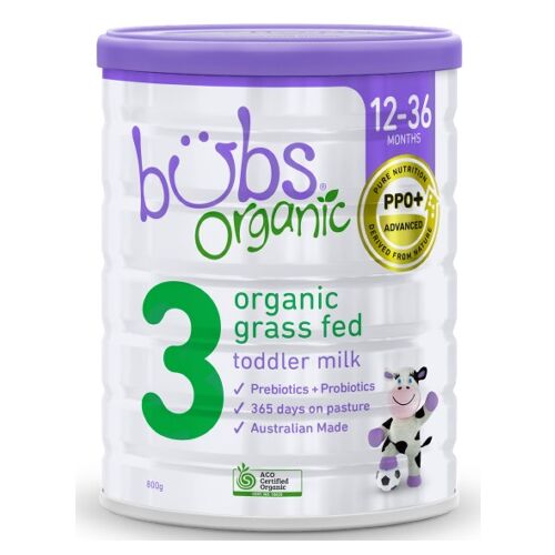 Bubs Organic Grass Fed Toddler Milk 800g Alpro Pharmacy