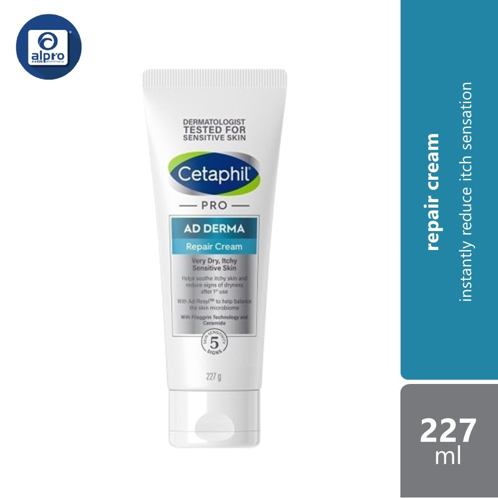 Cetaphil Pro Ad Derma Repair Cream 227ml | Instantly Reduce Itch Sensation Alpro Pharmacy