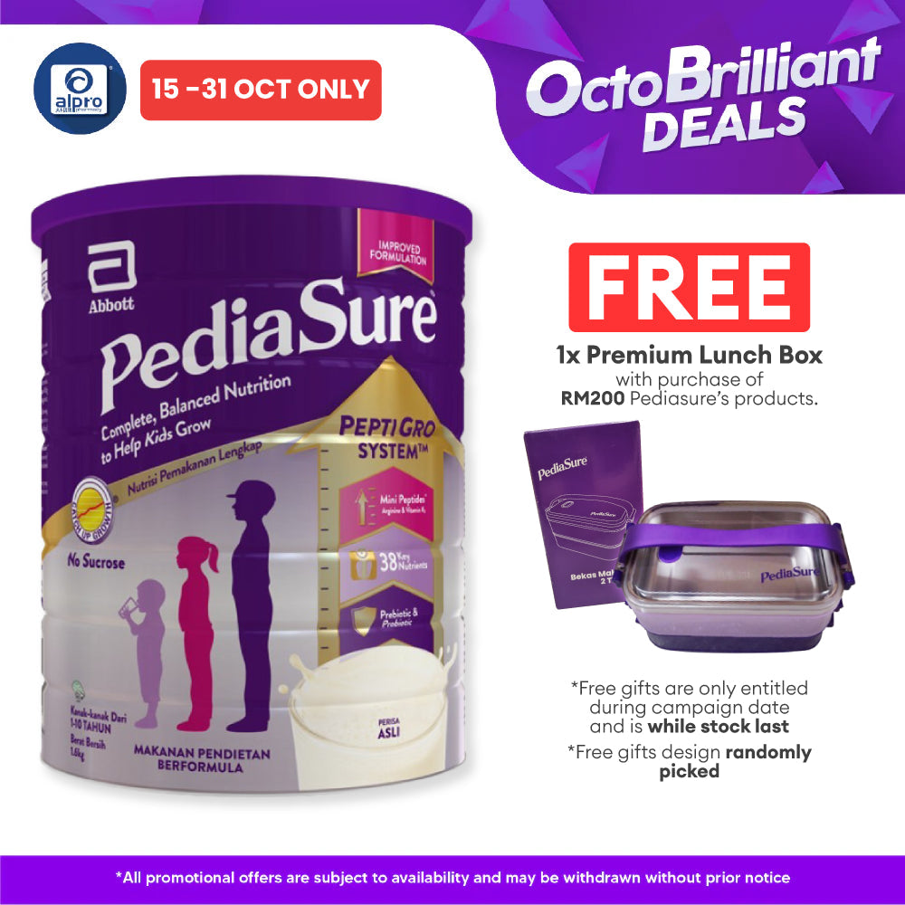 Abbott Pediasure Peptigro Complete Plain 1.6kg Alpro Pharmacy