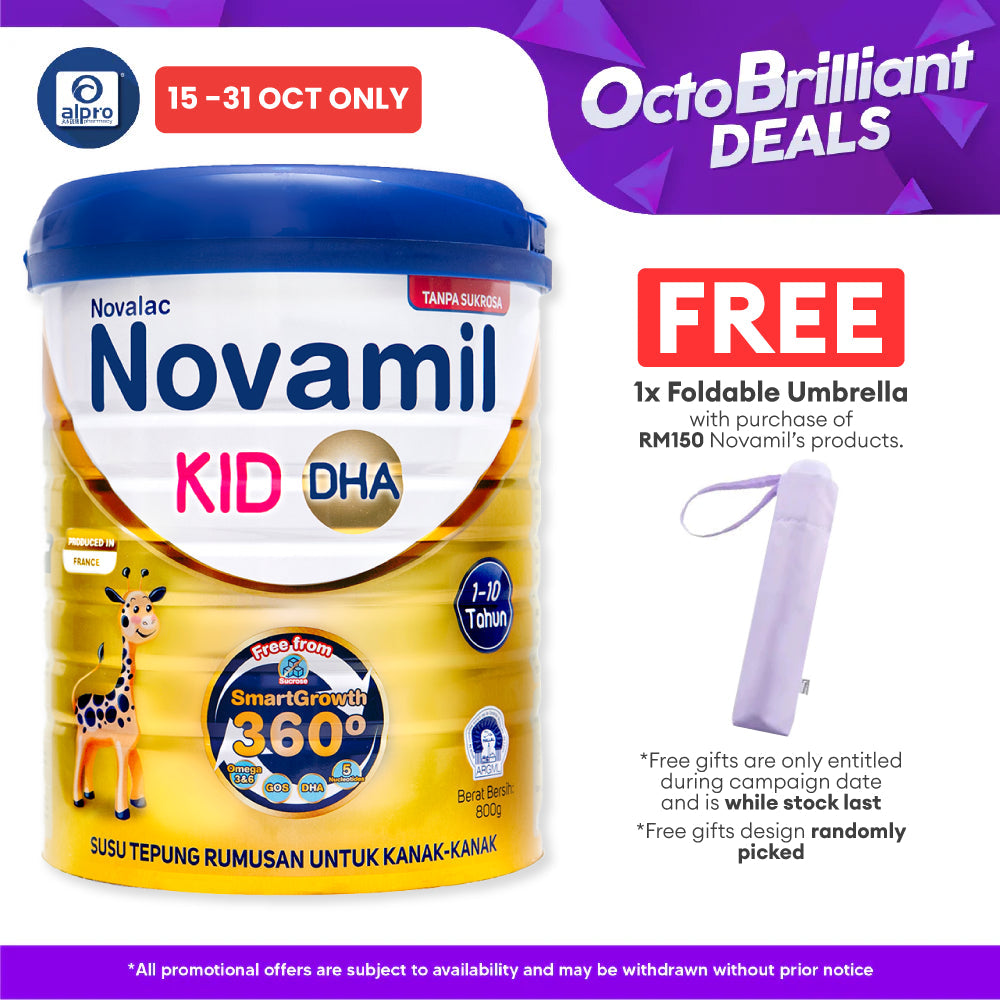 Novalac Novamil Kid DHA 1-10 Tahun 800g | Without Sucrose Alpro Pharmacy