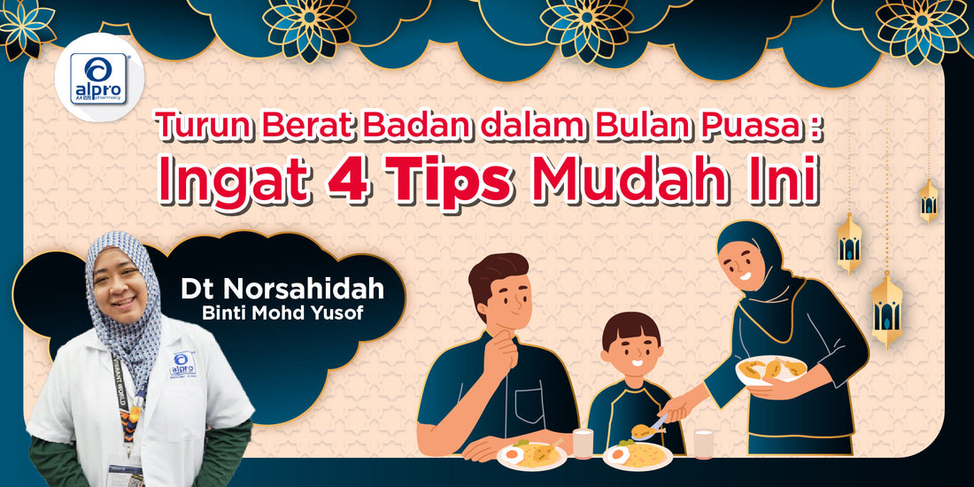 Featured image for Turun Berat Badan Dalam Bulan Puasa: Ingat 4 Tips Mudah Ini