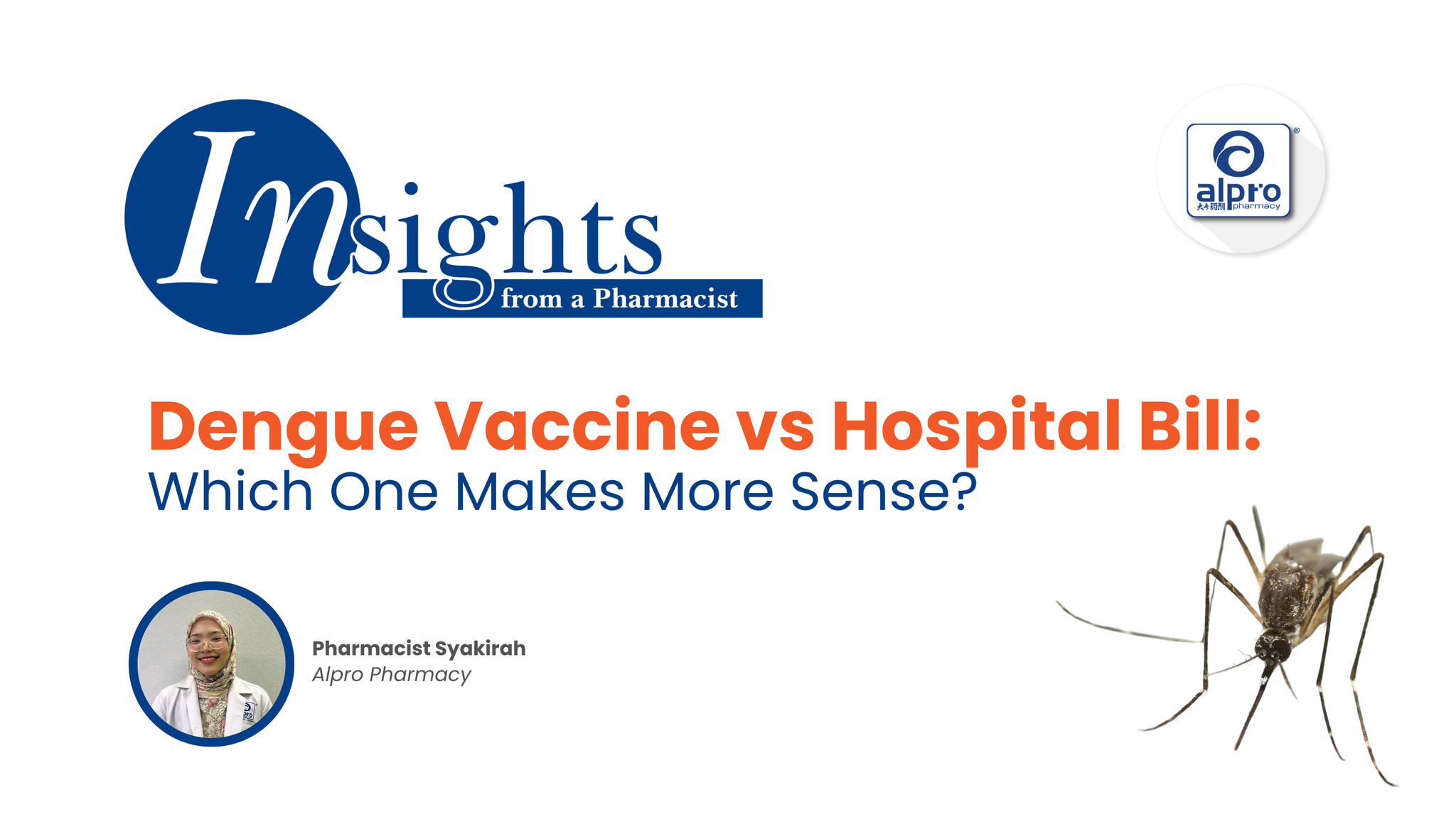Dengue Vaccine vs Hospital Bill: Which One Makes More Sense?