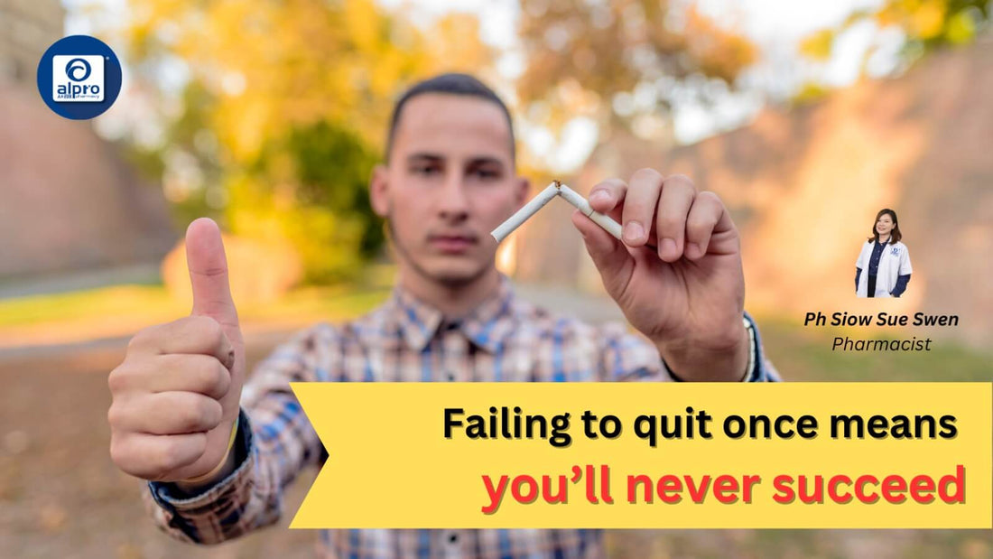 Featured image for Failing to quit once means you’ll never succeed
