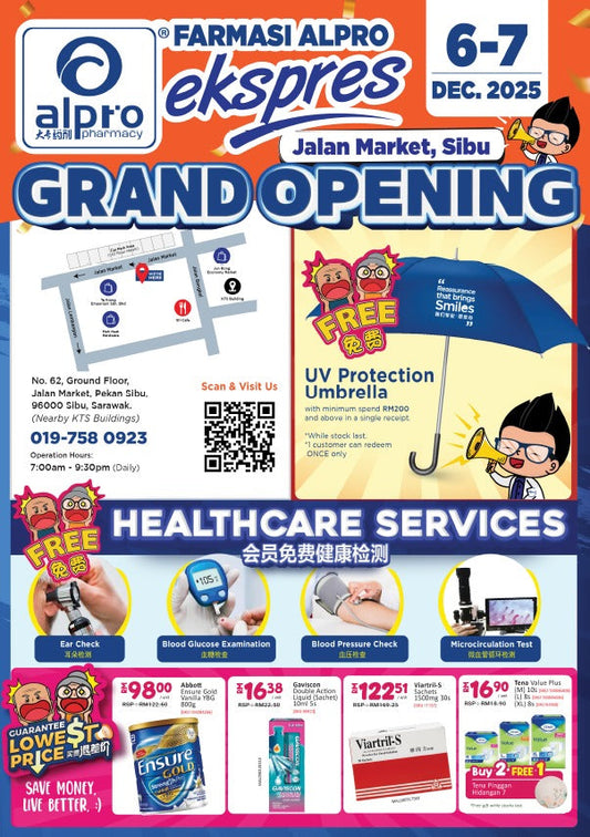 Grand-Opening-Alpro-Express-Jalan-Market-Sibu-06-Dec-2025 Alpro Pharmacy